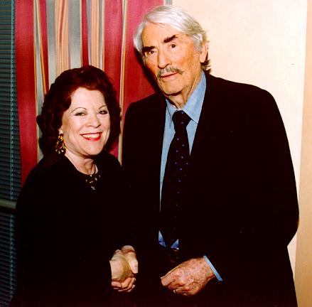 Donna Lee Webber and Gregory Peck