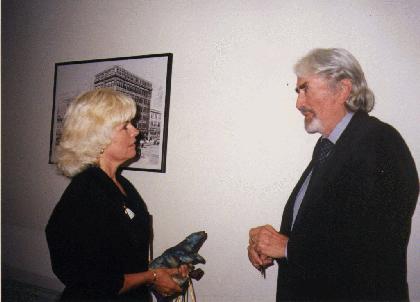 Sharon Hemry and Gregory Peck